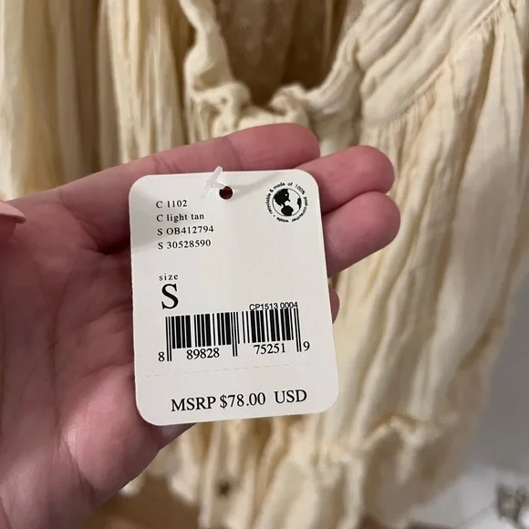 NWT FREE PEOPLE 100 DEGREE MINI DRESS - Picture 4 of 4